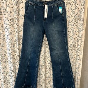 Vigoss Dark Blue Wide Leg Jeans
